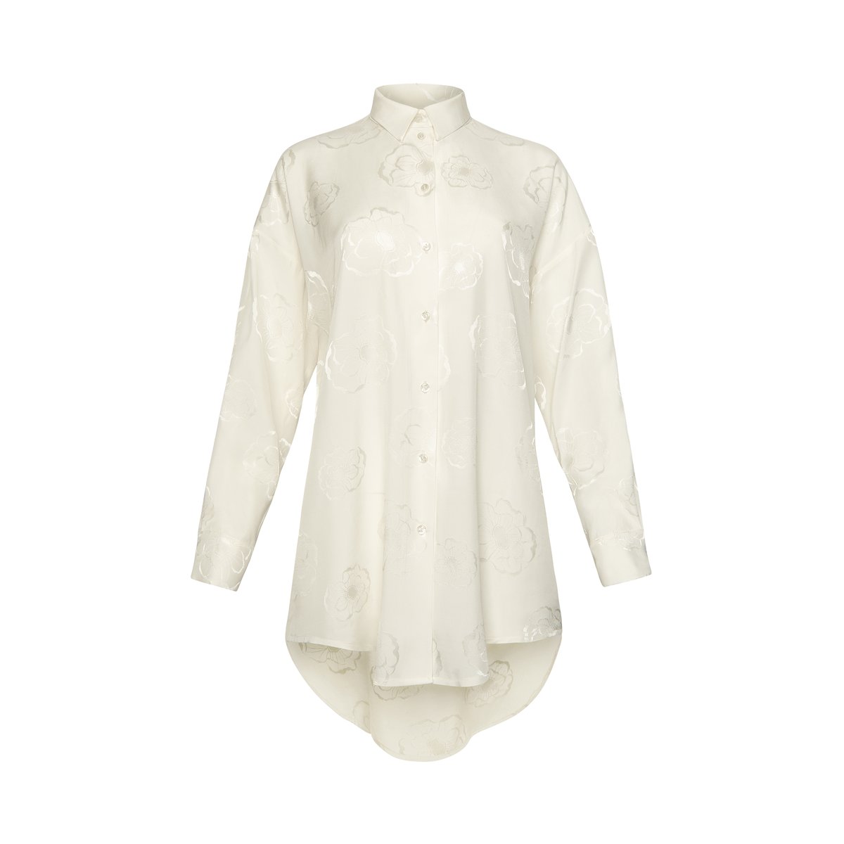 Haut pyjama chemise manches longues MIRACLE MARIAGE ivoire, LISCA