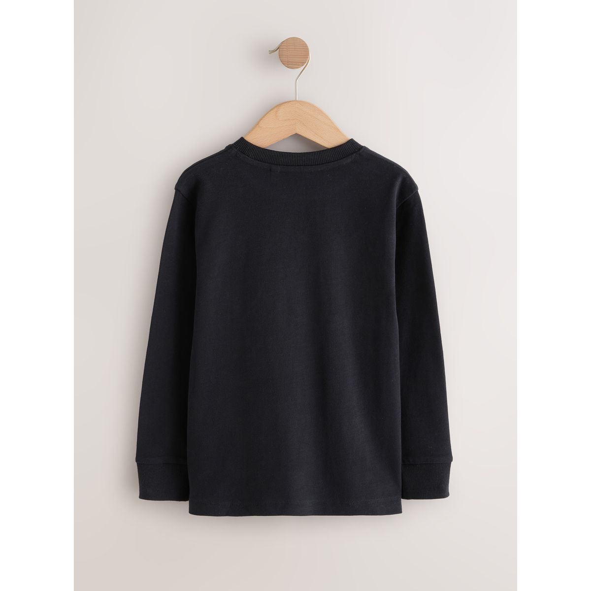 T-shirt confortable manches longues, lot de 8 noir/blanc/bleu, NEXT