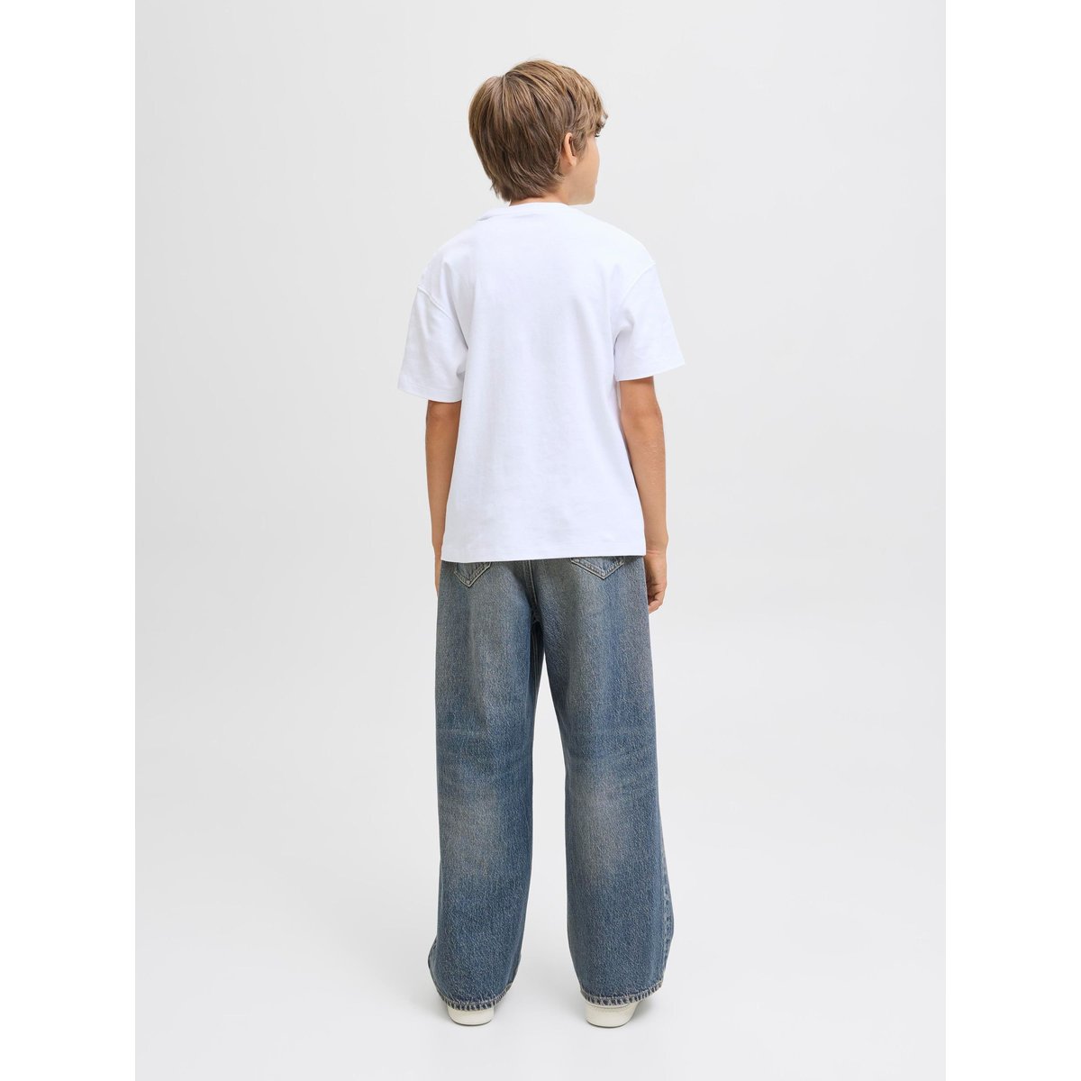 Jean À Coupe Wide blue denim, JACK & JONES JUNIOR