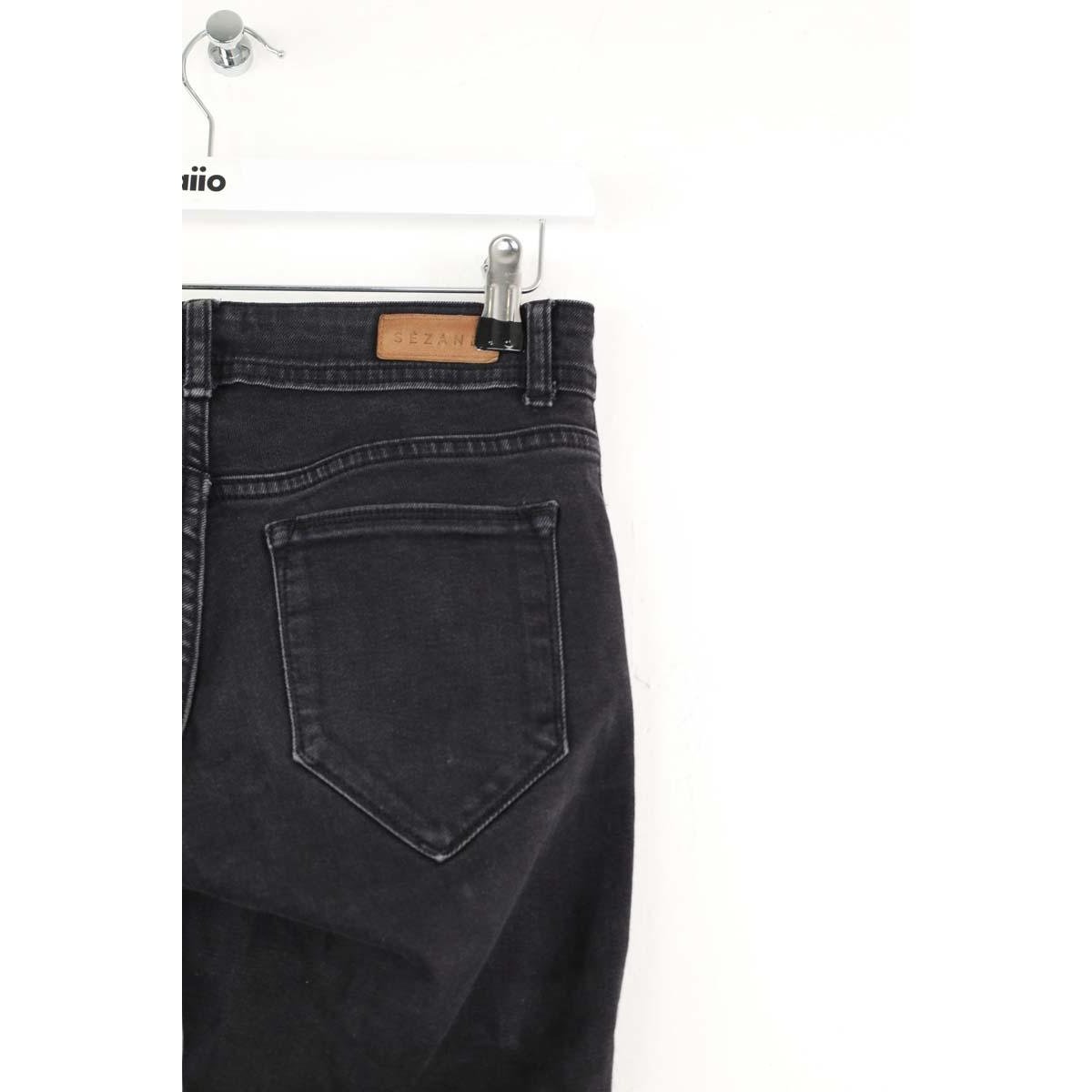 Jean slim - Très Bon État noir, SEZANE