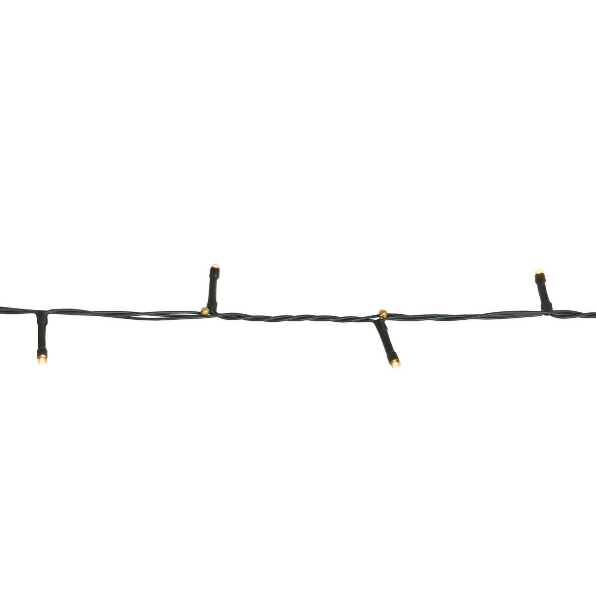 Guirlande lumineuse extérieure 120 LED 8 fonctions long 9 m vert, FEERIC LIGHTS & CHRISTMAS