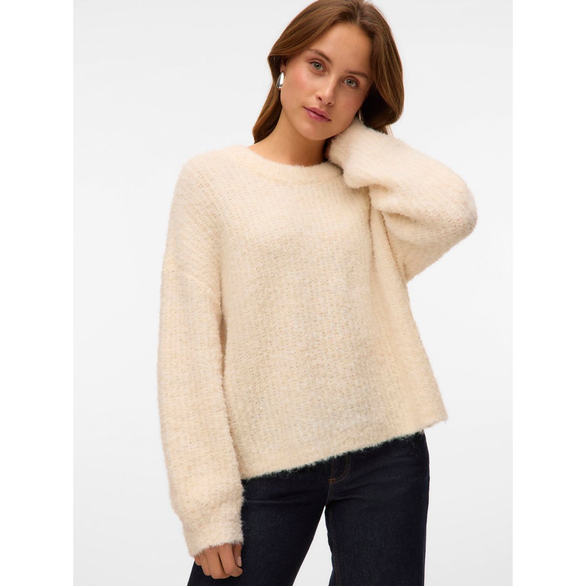 Pull En Maille birch, VERO MODA