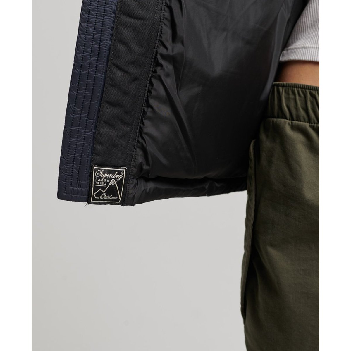 Doudoune Sportstyle Code bleu marine éclipse, SUPERDRY