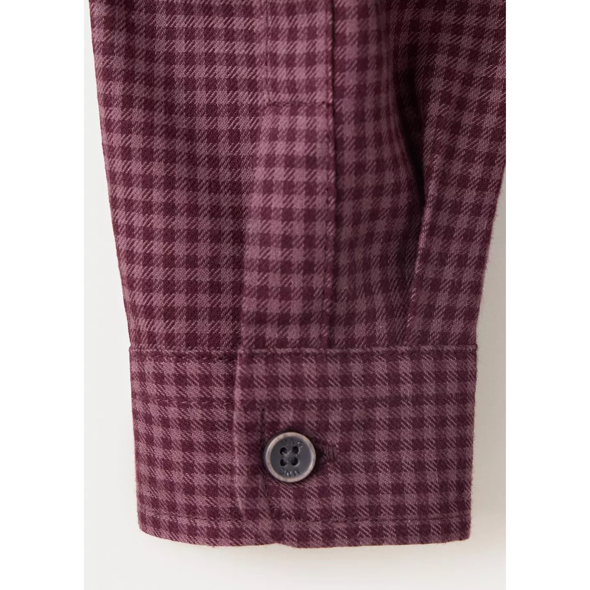 Chemise en coton à carreaux vichy grenat, MANGO BABY