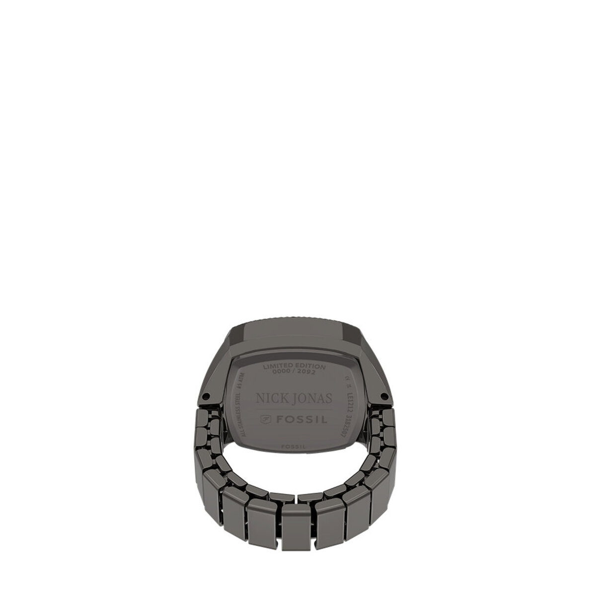 Montre Analogique MACHINE LUXE gun métal noir gun métal, FOSSIL