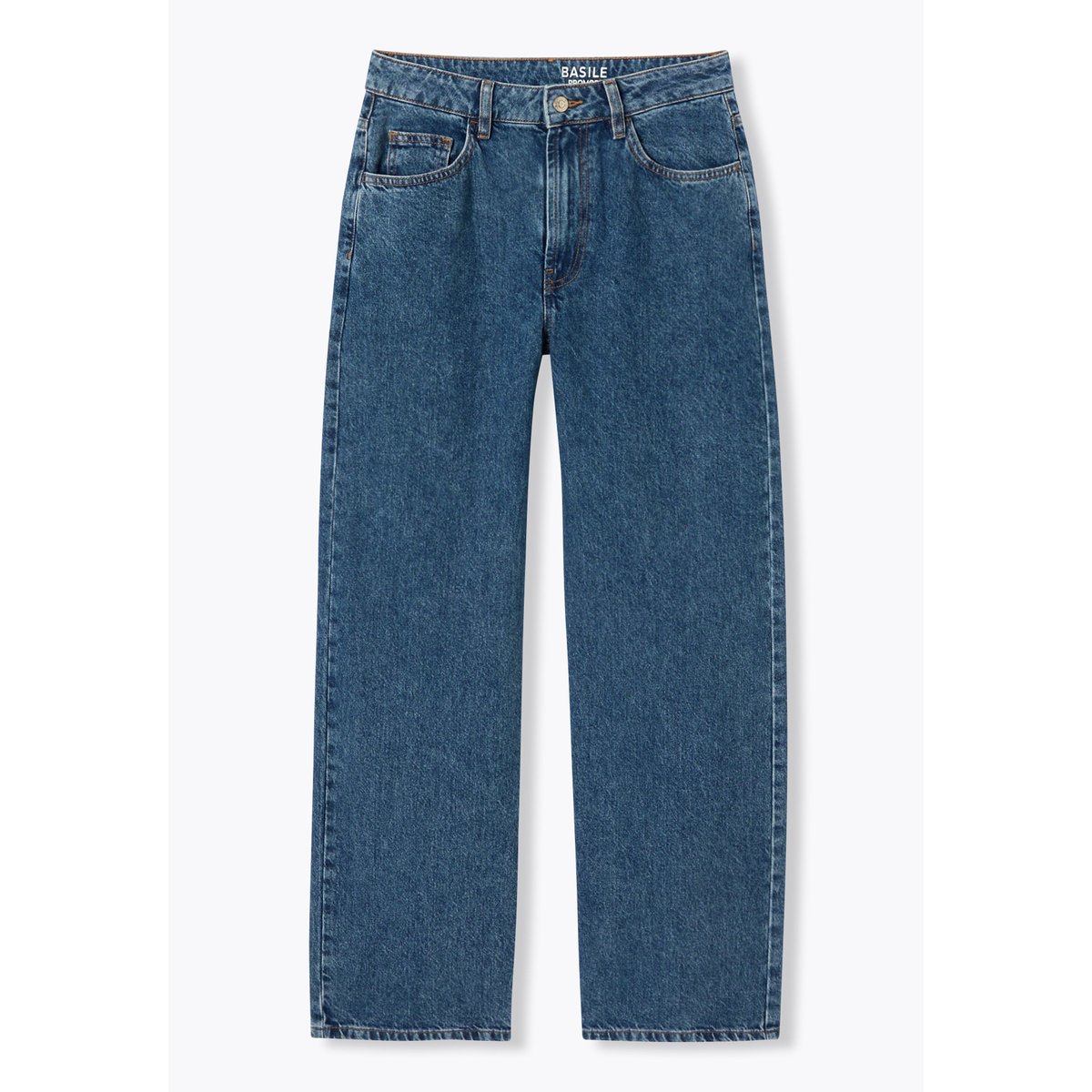 BASILE jean droit taille haute jean moyen, PROMOD
