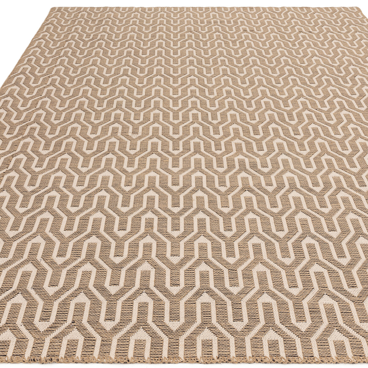 Minimalist Lattice Jute Rug cream, ÉDITÉ