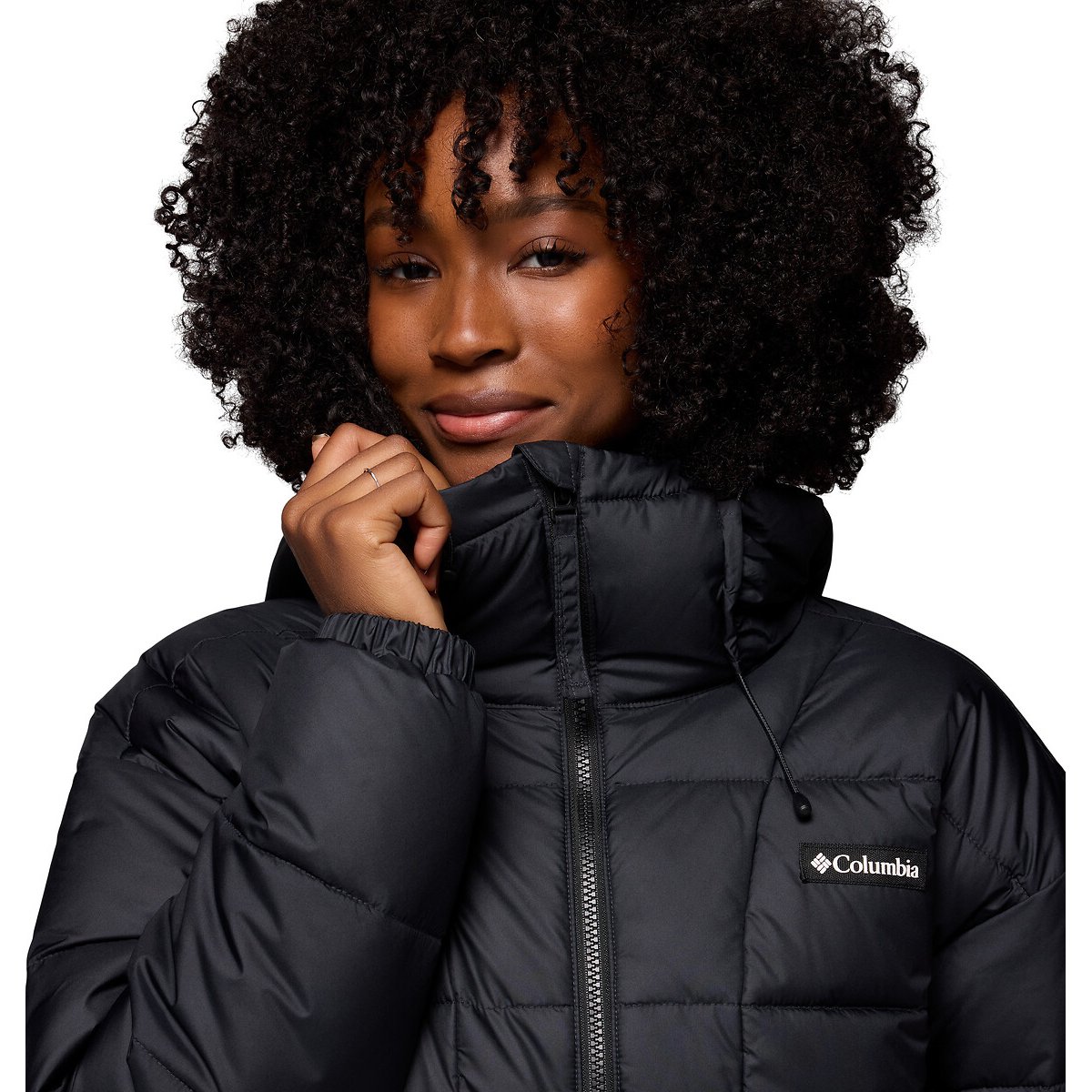 Pike Lake™ Padded Jacket with Hood black, COLUMBIA