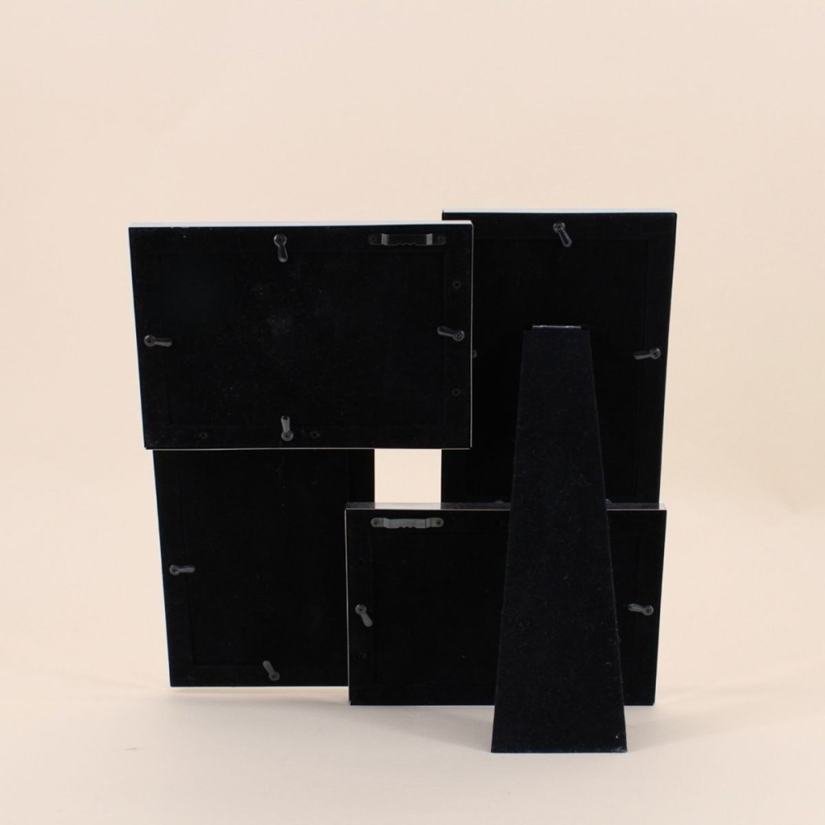 Cadre photo 4 vues 30x30cm gris clair, ORNAMI