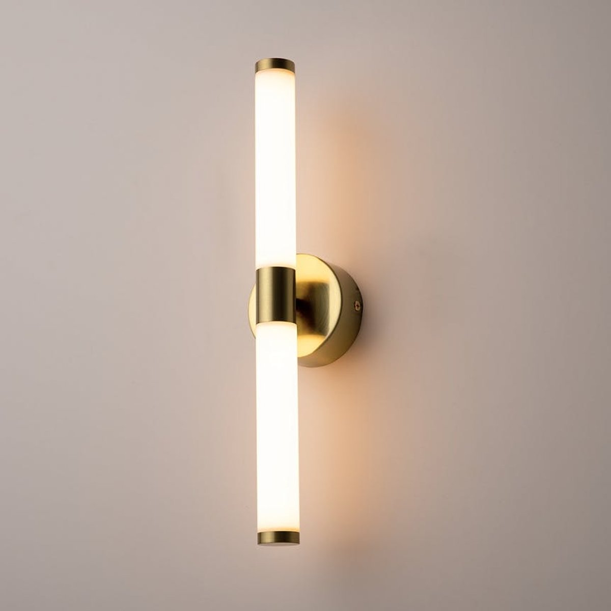 Applique moderne LED - tige dorée & blanc 35, 6 cm DELMAR doré, PIER IMPORT