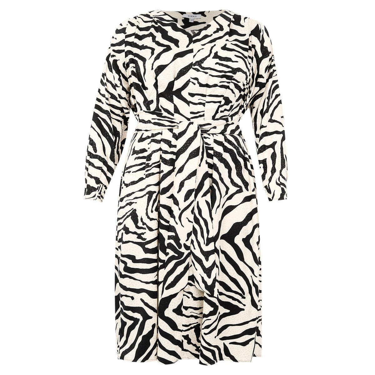 Robe v-cou noir, YOEK