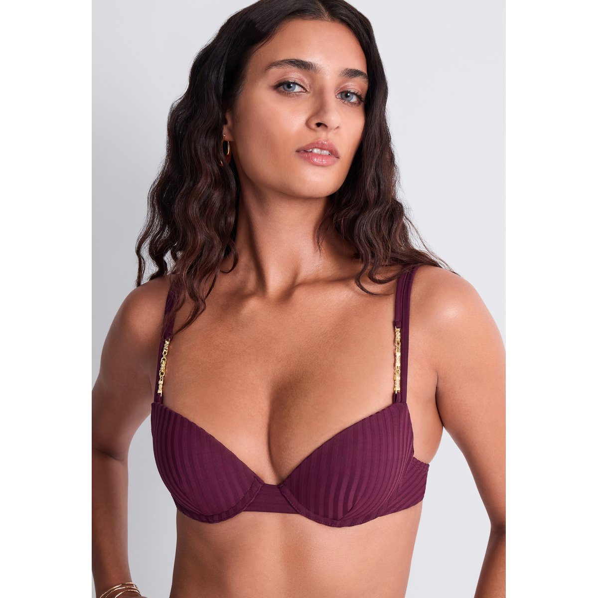 Haut de maillot de bain Push up coques Sun Pop. açaï, AUBADE