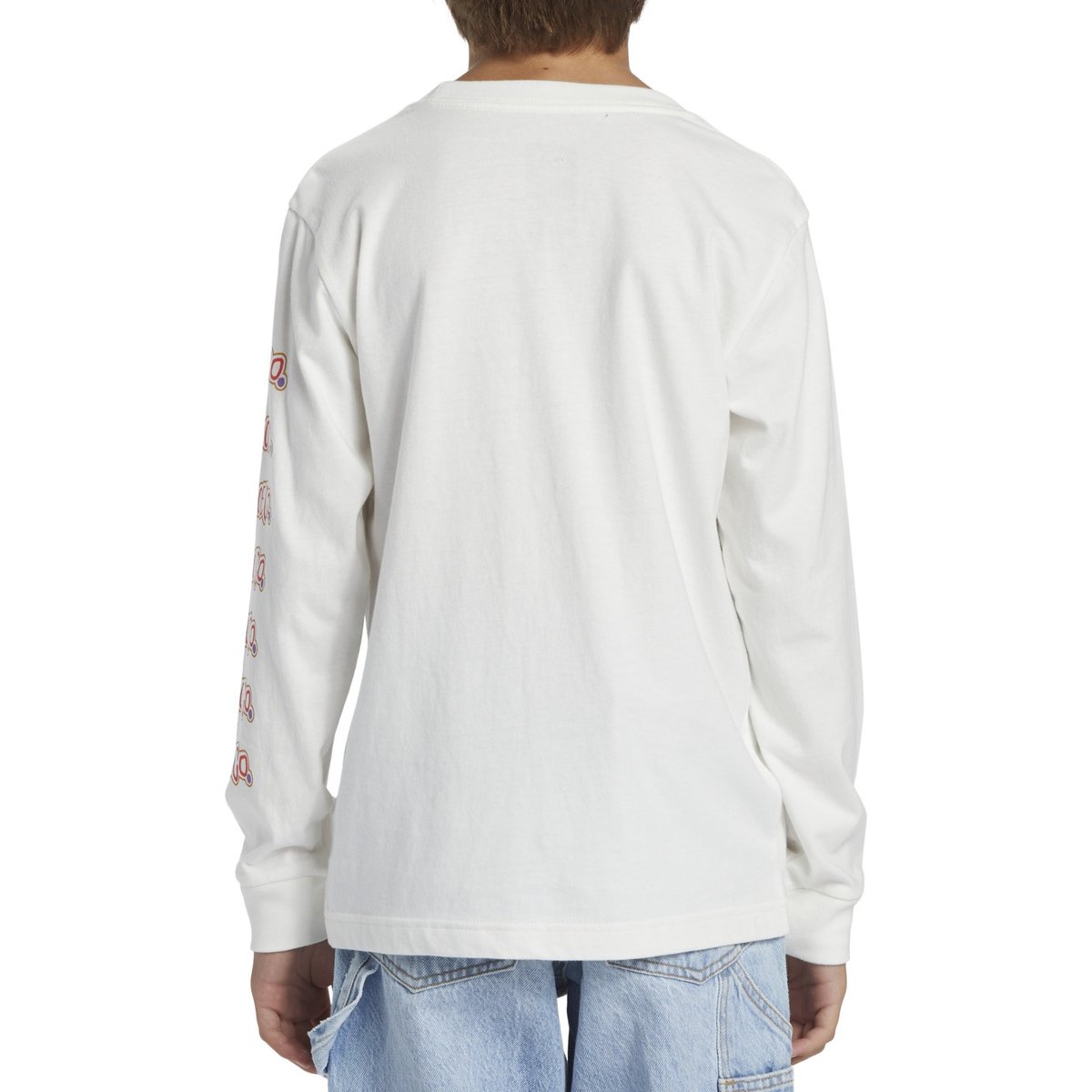 T-shirt à manches longues NEW DEALS. blanc blanc de blanc, DC SHOES