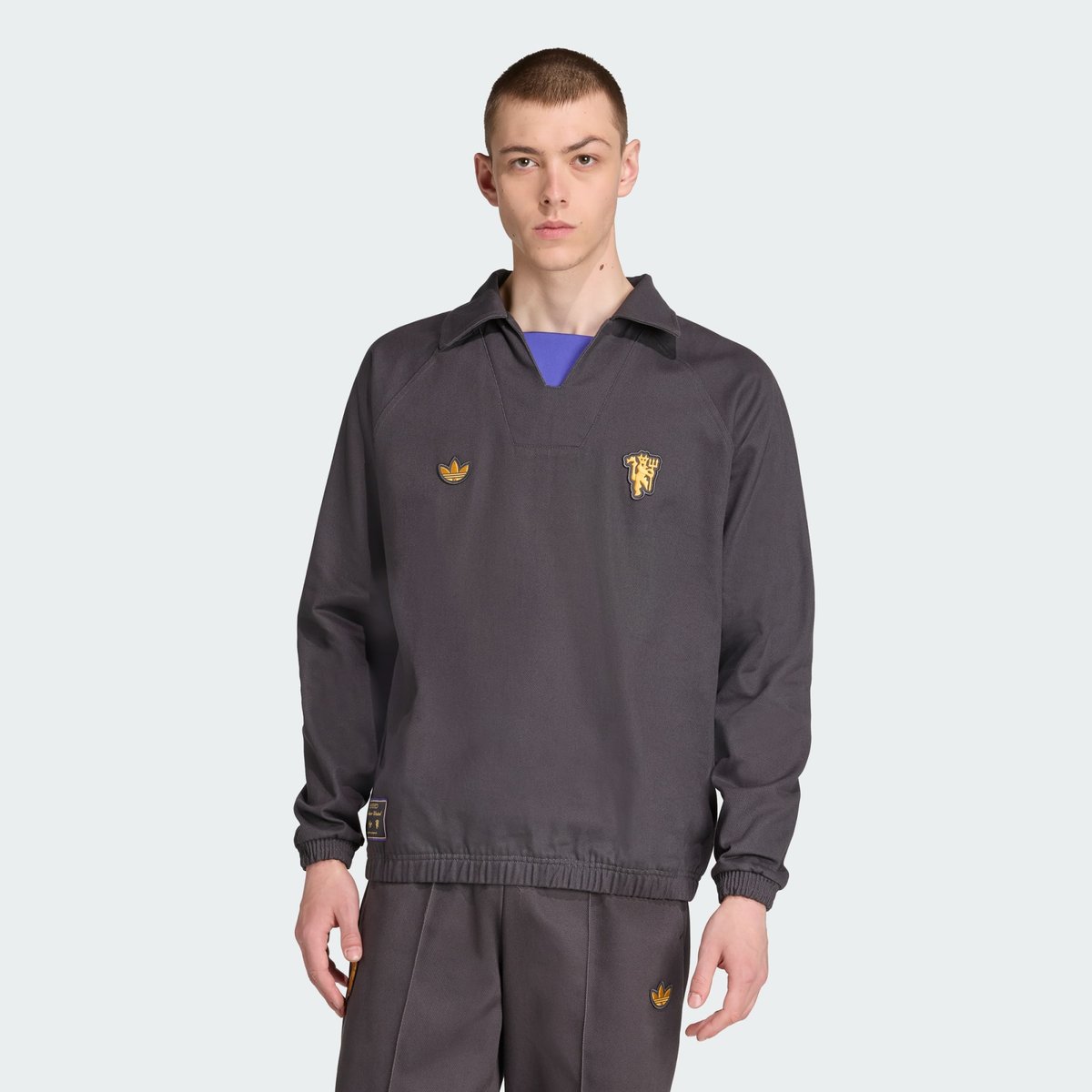 Haut D'entraînement Manchester United Terrace Icons Haut D'entraînement Manchester United Terrace Icons utility black, adidas Originals