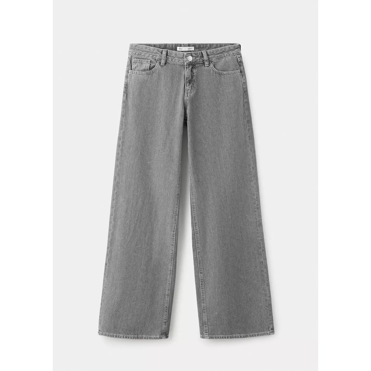 Jeans jacquard gris denim, MANGO TEEN