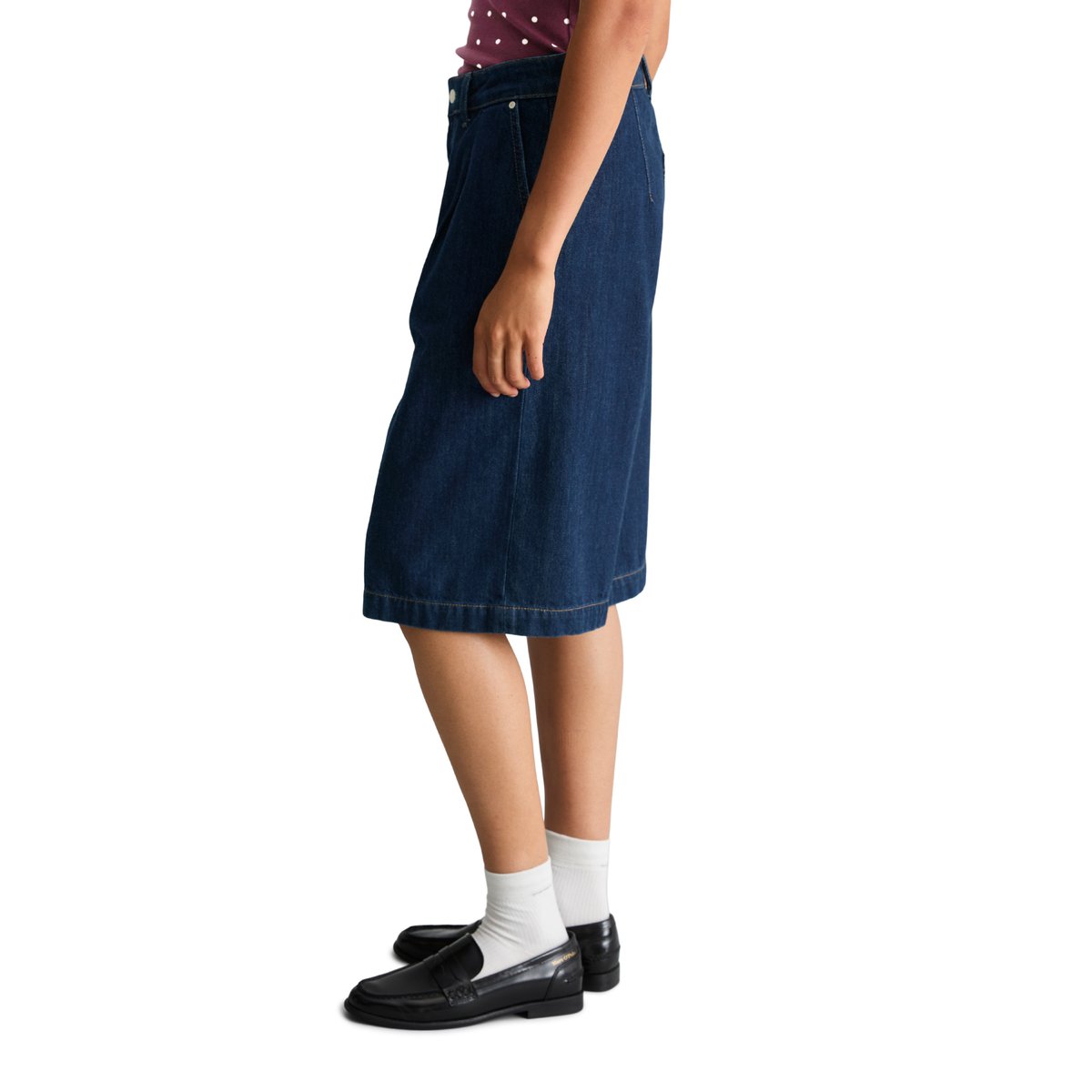 Short bermuda ample réalisé avec Orange Fiber bleu, MARC O’POLO DENIM
