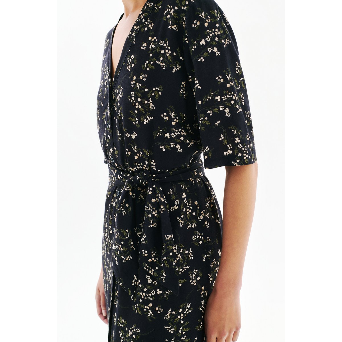 Robe RELISA noir, CAROLL