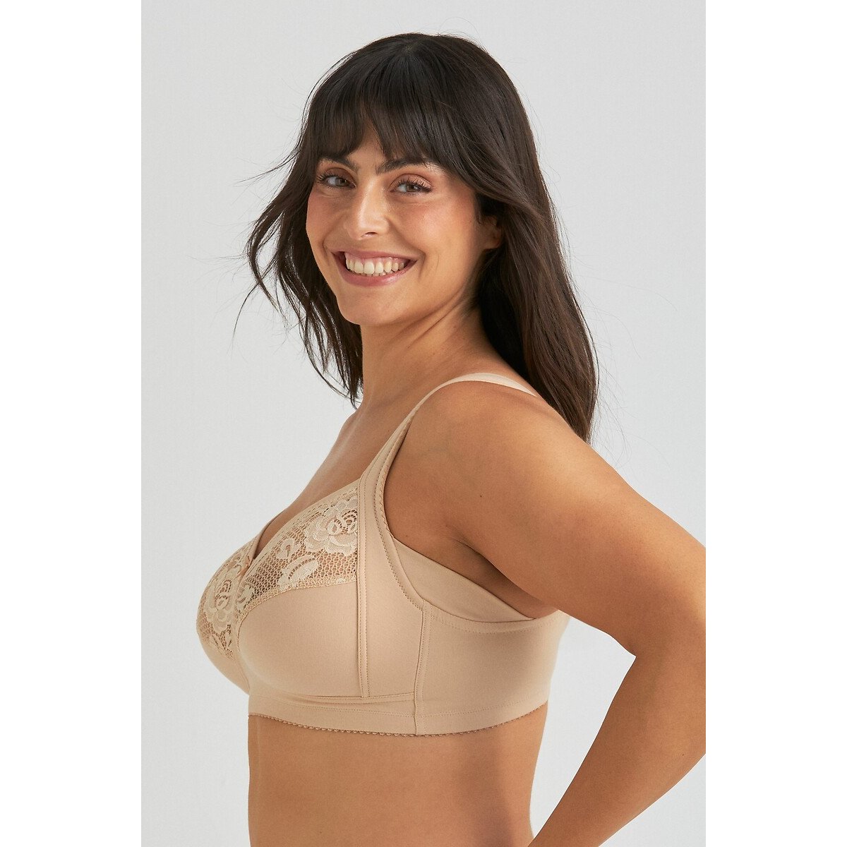 Soutien-gorge sans armatures LOVELY LACE SUPPORT beige, MISS MARY OF SWEDEN