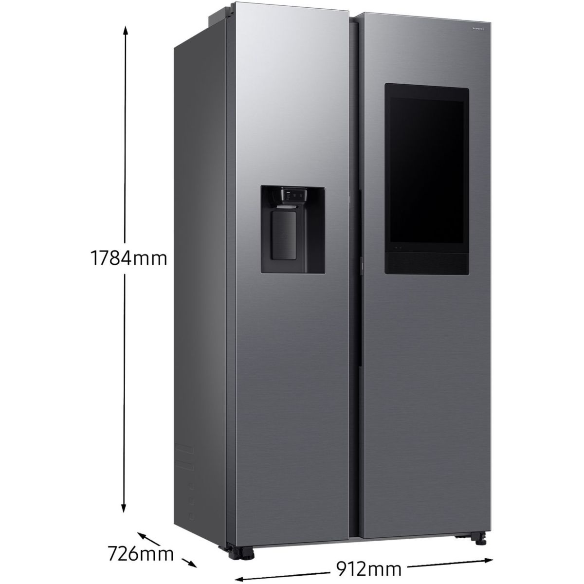 Réfrigérateur Américain RS90F66BET Bespoke AI Family inox, SAMSUNG