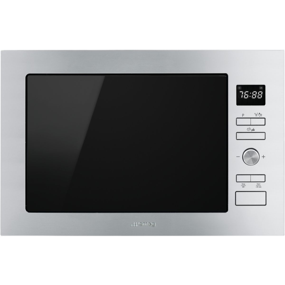 Micro ondes grill encastrable FMI425X noir / inox, SMEG
