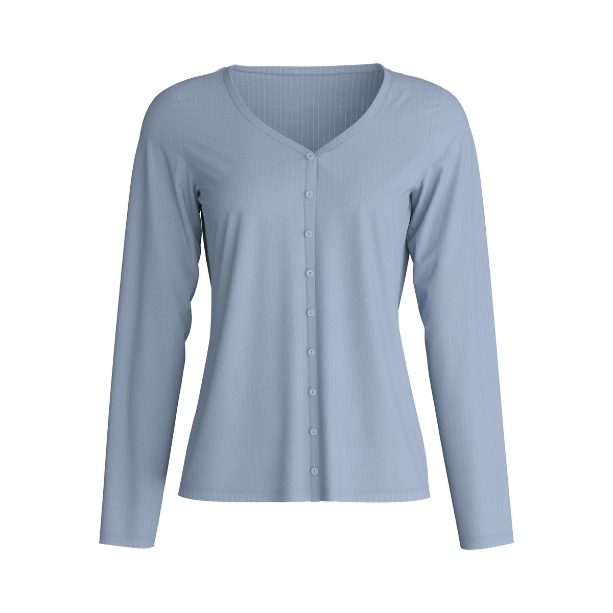 T-shirt à manches longues manches longues Modal ETUDE AJOURS aura blue, CALIDA