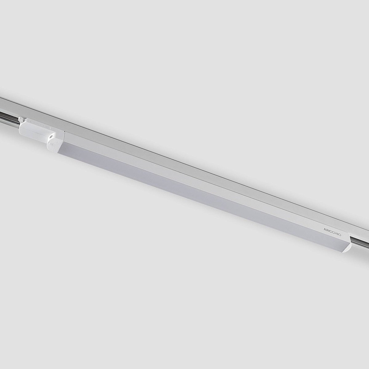 Projecteur pour rail électrique en aluminiumLED blanc (ral 9010), ARCCHIO
