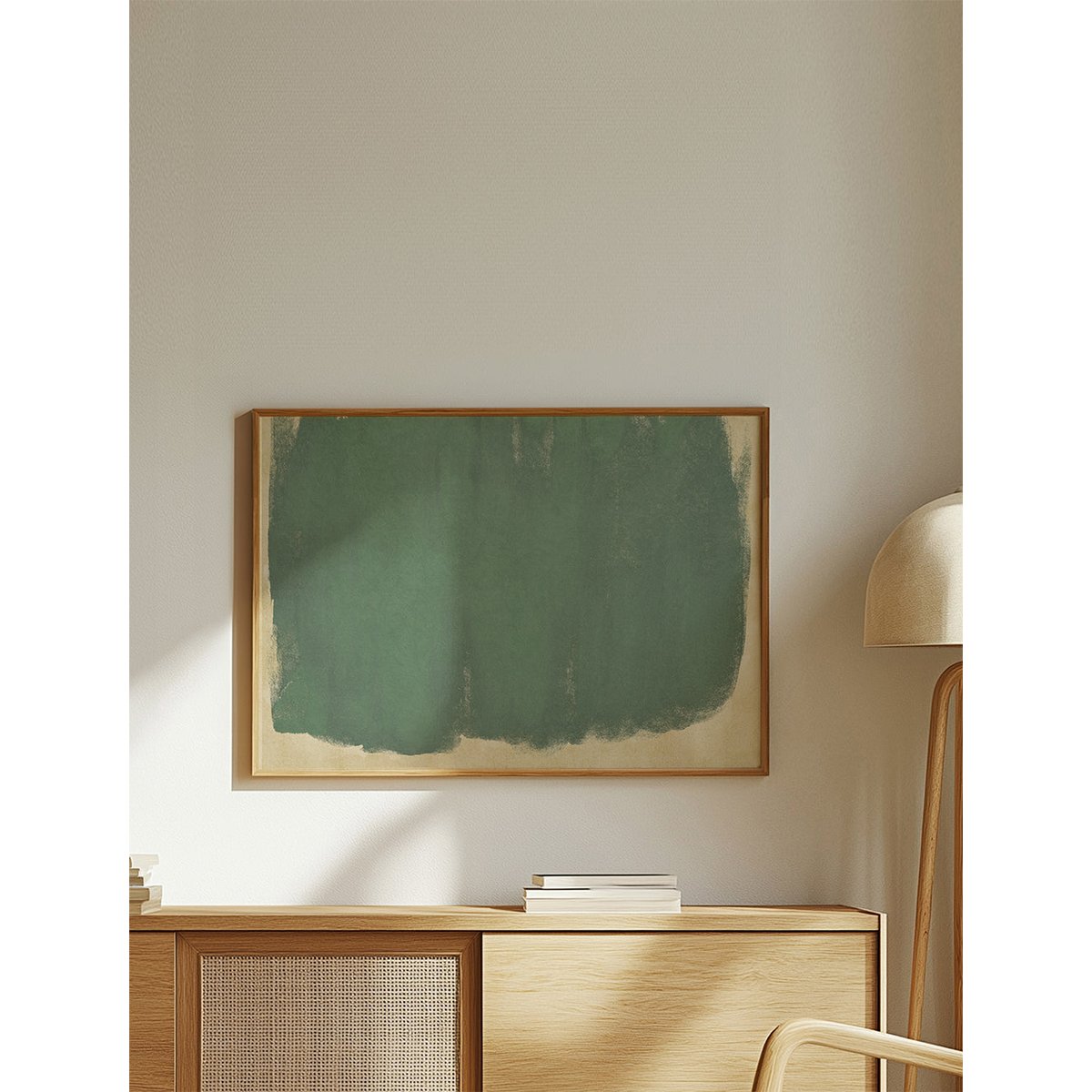 Affiche avec tableau décoratif, 70 x 50 cm vert, HANNUN