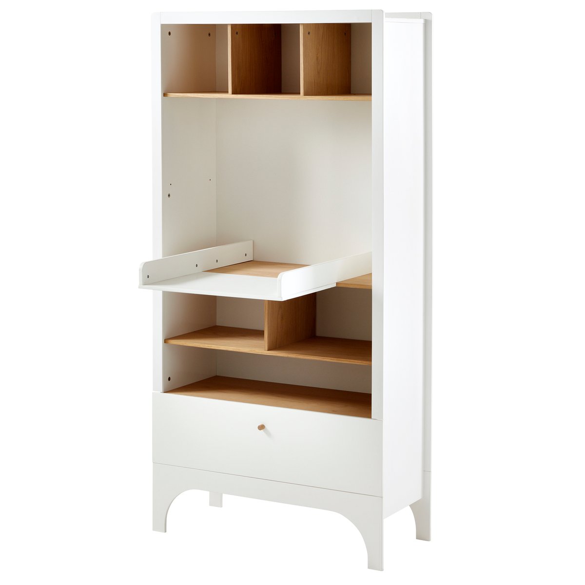 Etagère à langer 2 en 1 LIGNE NOUGATINE blanc, VERTBAUDET