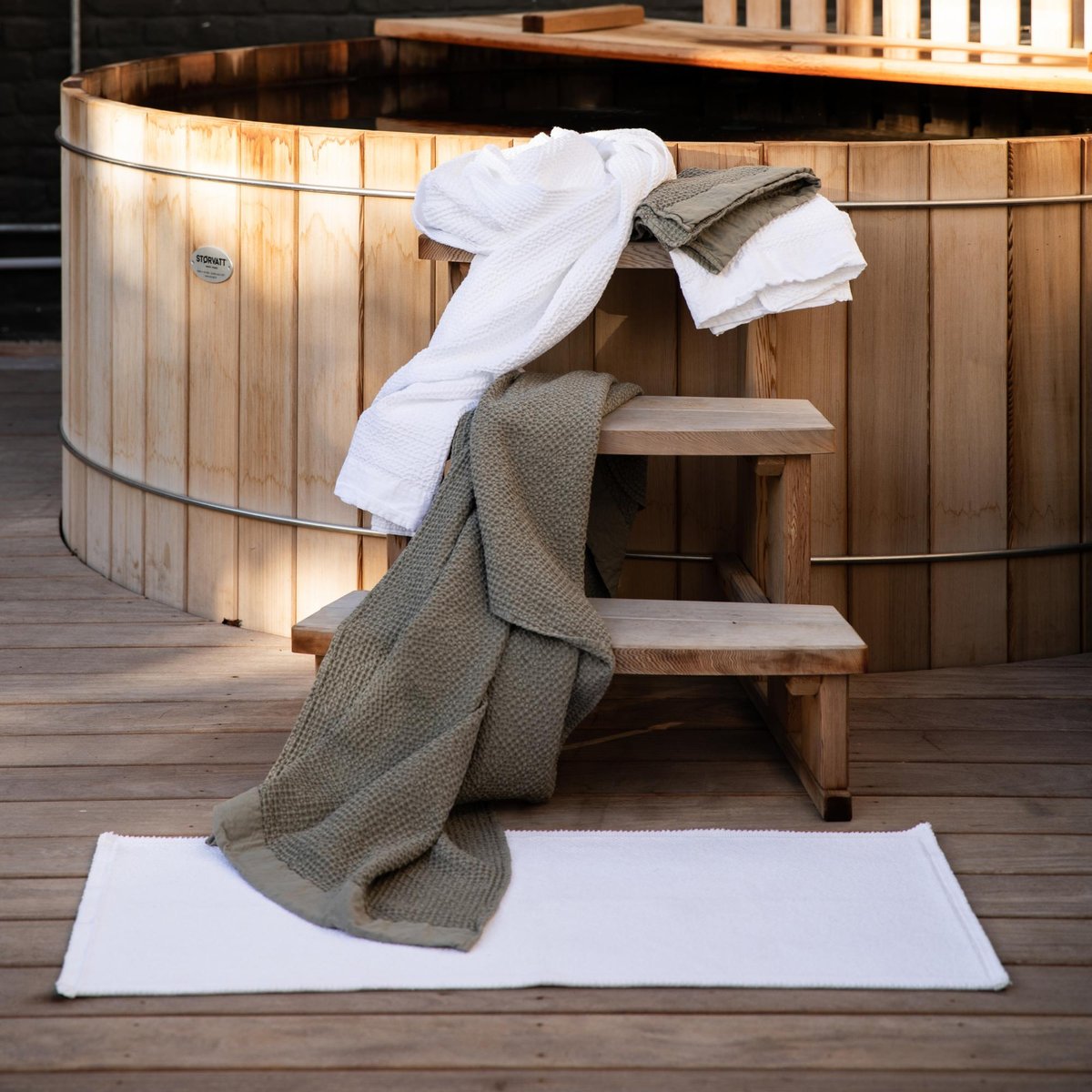 Tapis de bain Etia neige, VIVARAISE