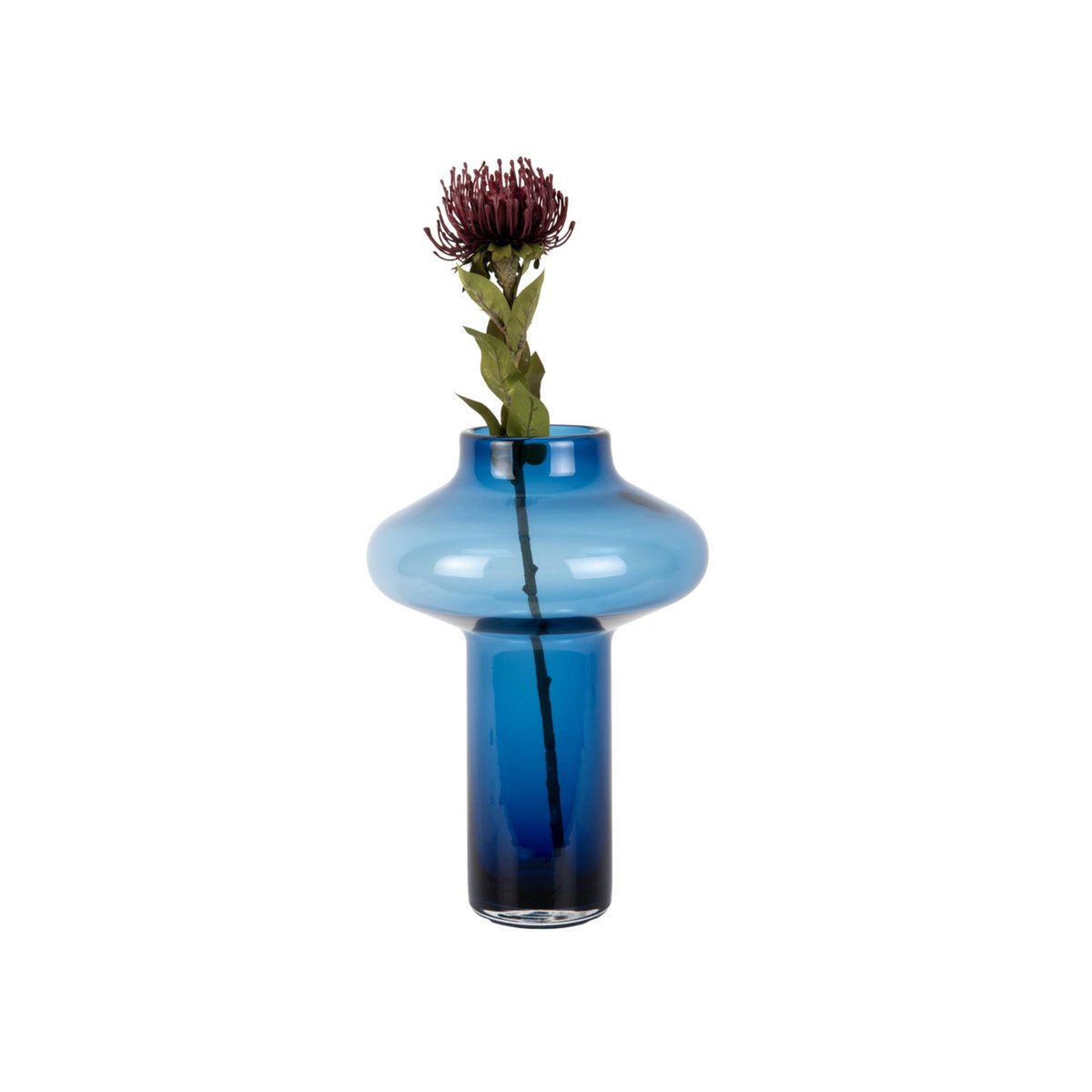 Vase Verre ASOMBROSO bleu, PRESENT TIME