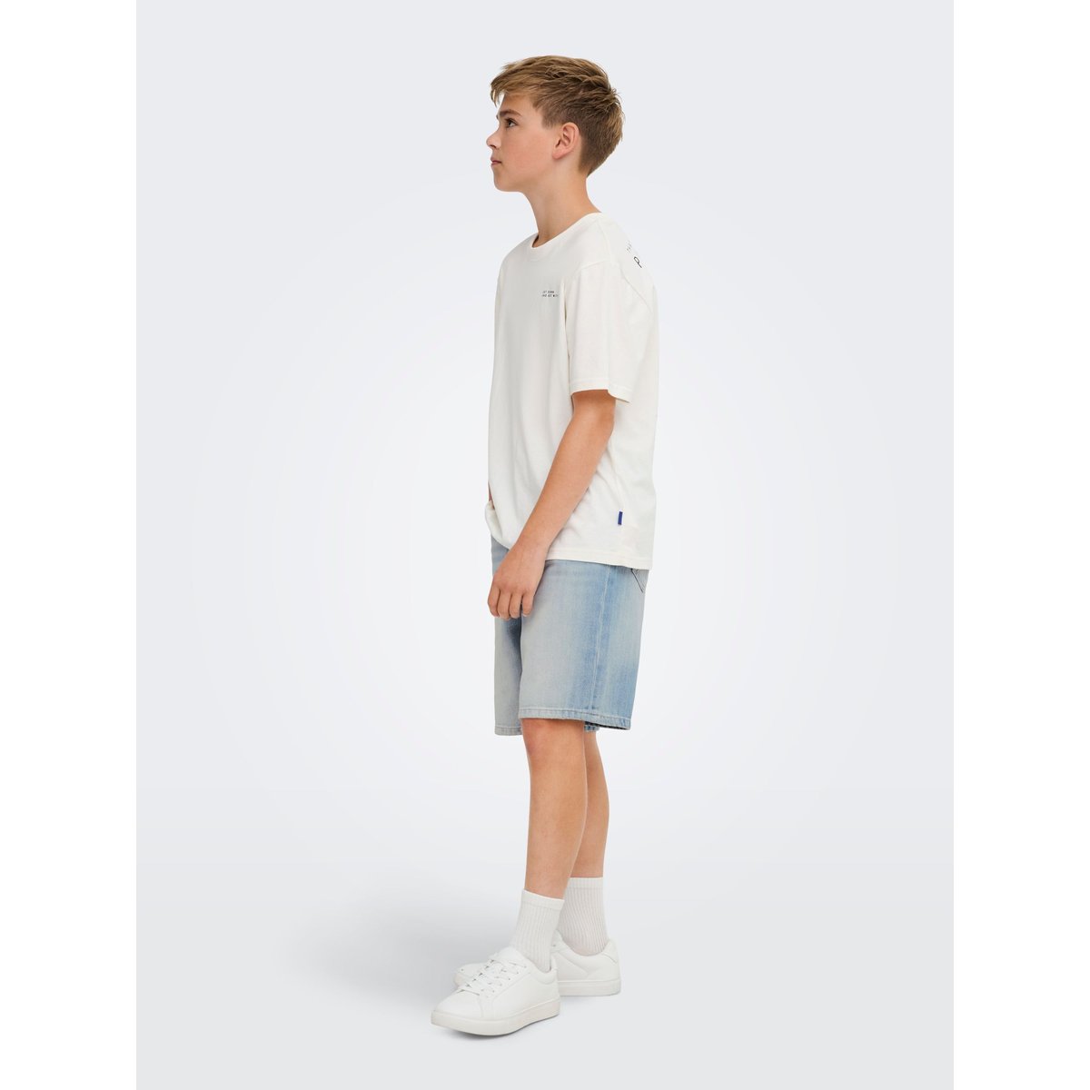 Short En Denim light blue denim 1, ONLY & SONS JUNIOR