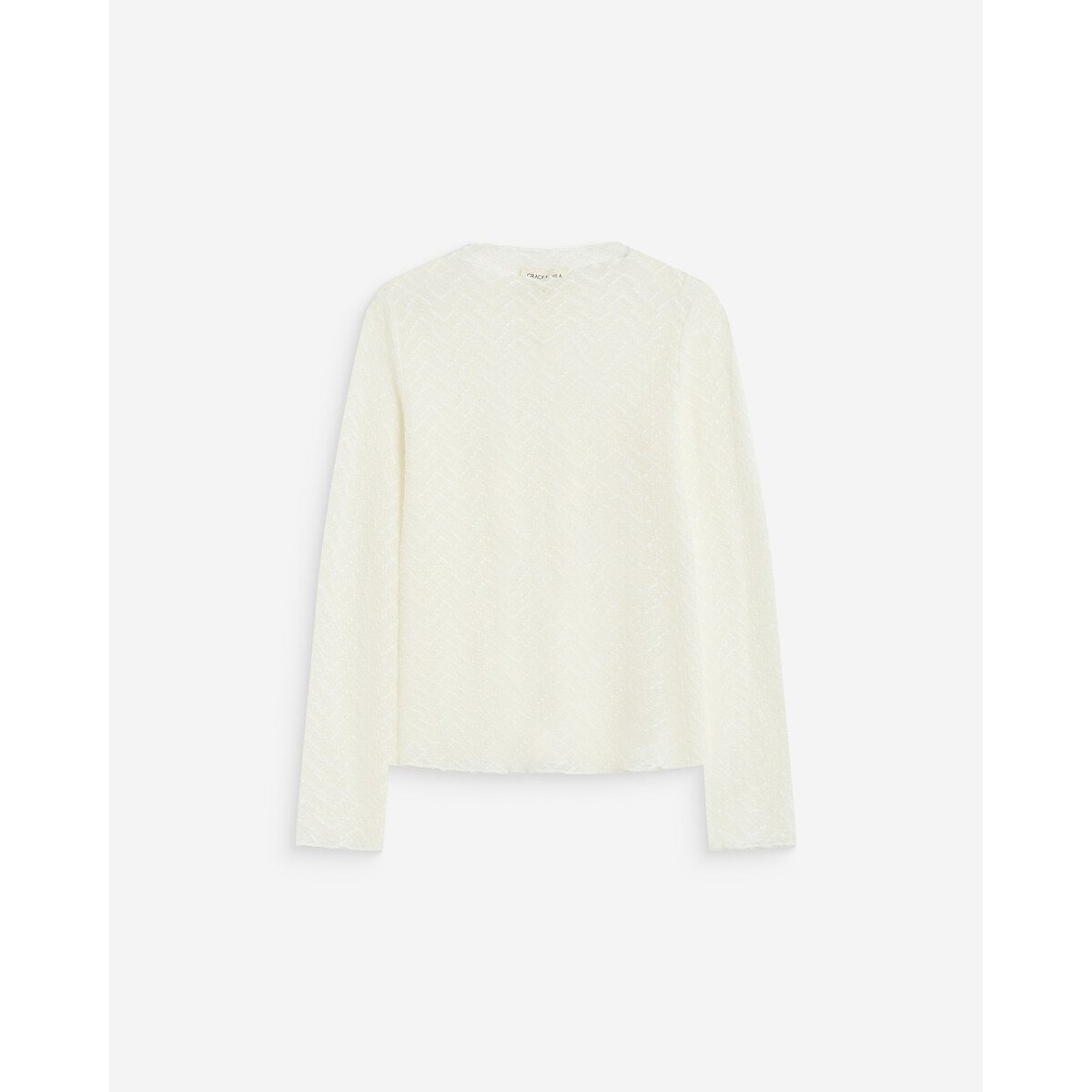 Maglia maniche lunghe, AUBE ecru , GRACE & MILA