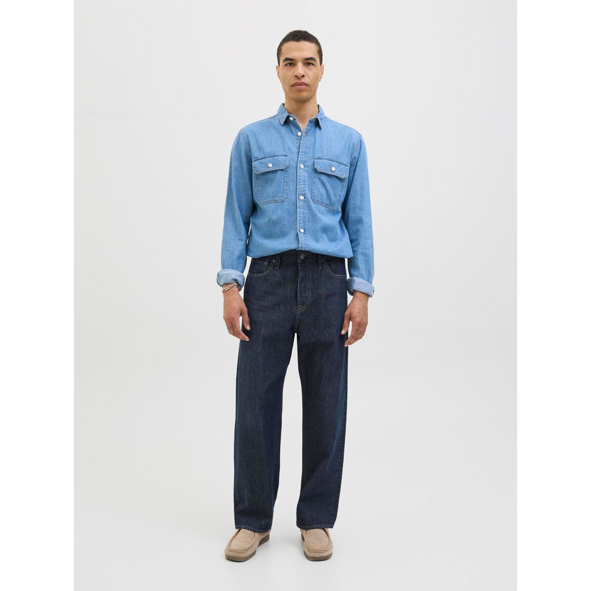 Jean Baggy Fit blue denim, JACK & JONES