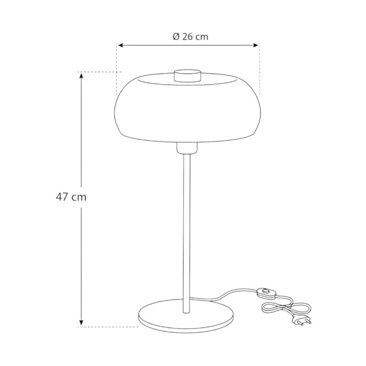 Grande lampe à poser crème et doré Surin écru, MILLUMINE