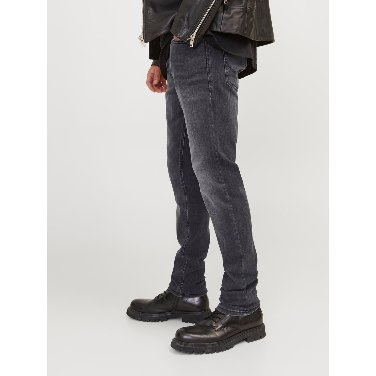 Jean Slim Stretch Jjiglenn gris, JACK & JONES