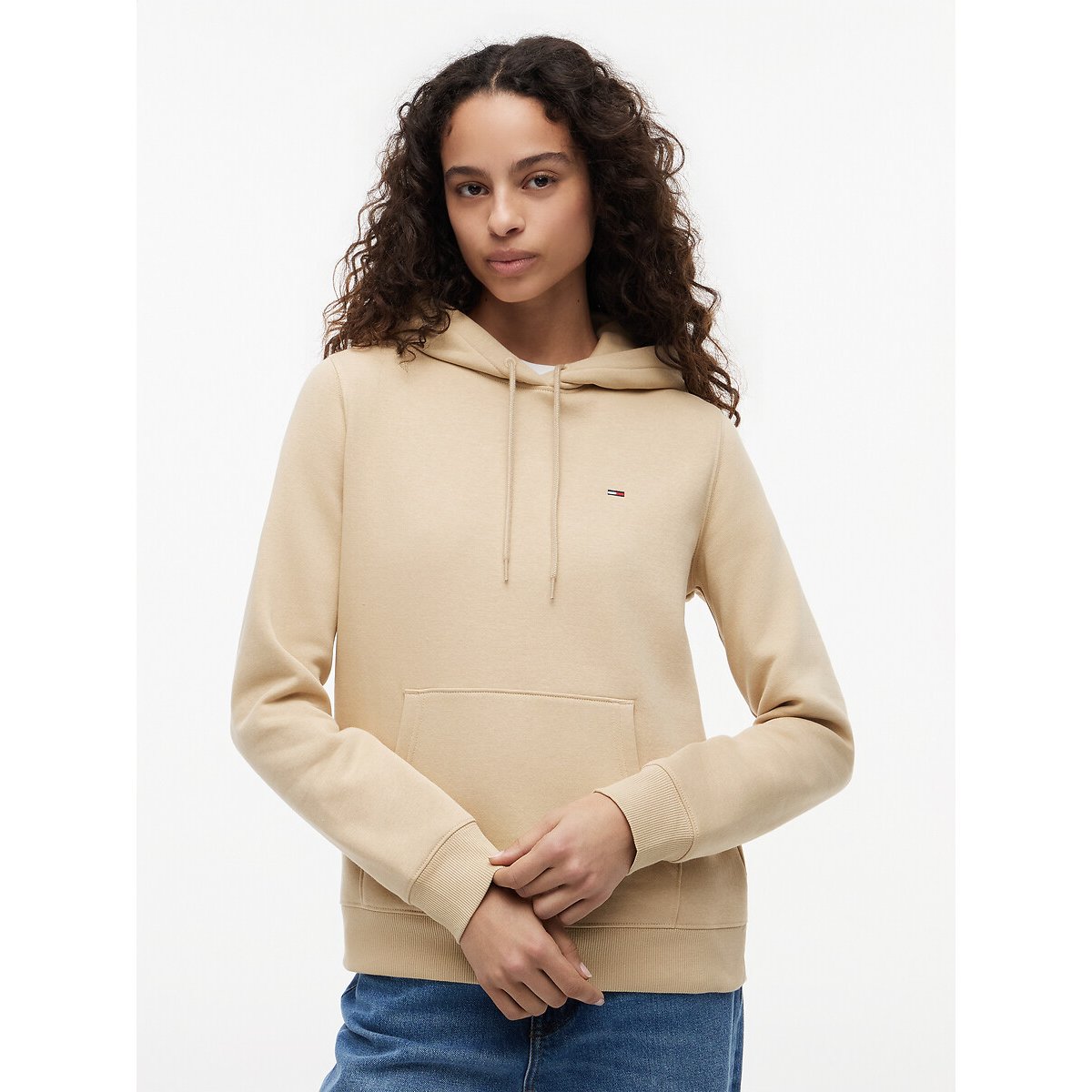 Hoodie beige, TOMMY JEANS