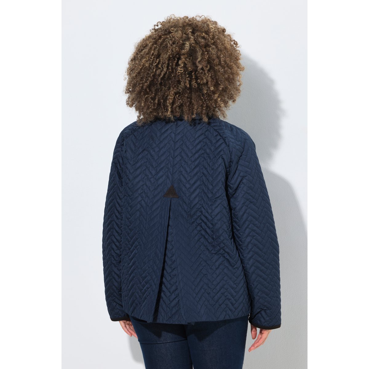 Veste matelassée HYPRAR, modèle déperlant bleu de minuit, ULLA POPKEN