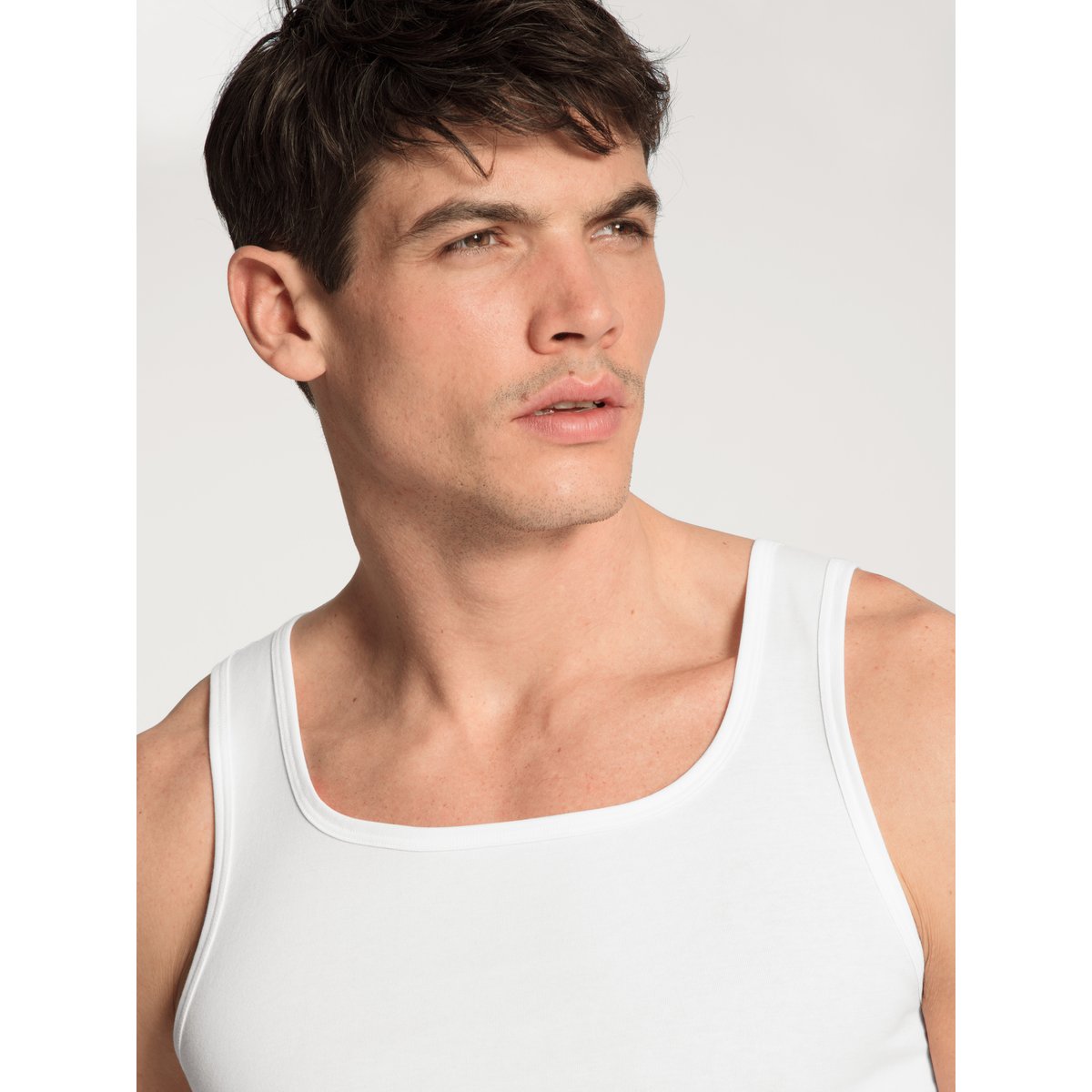 Debadeur sans manches Coton EVOLUTION blanc, CALIDA