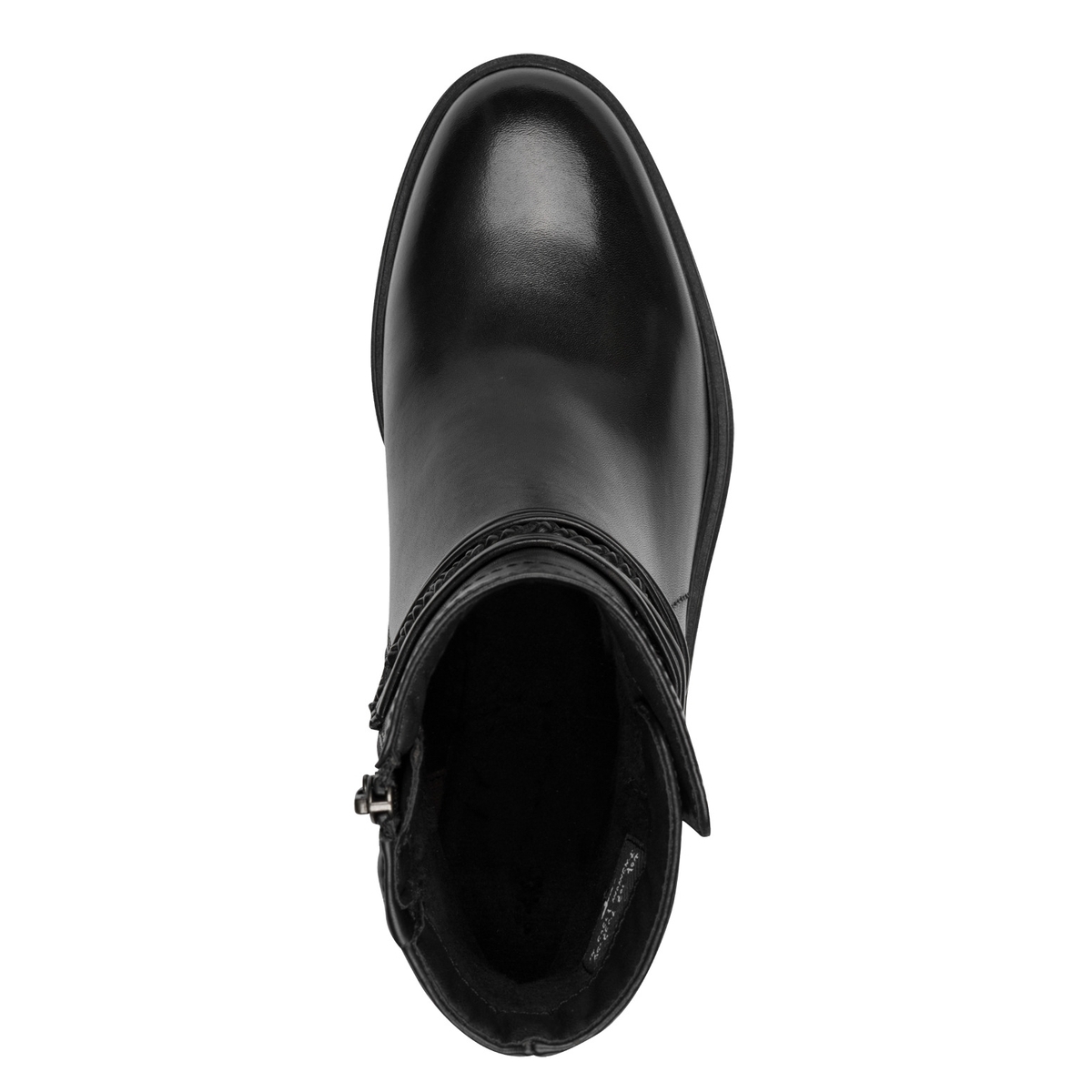 Bottines plates noir, TAMARIS