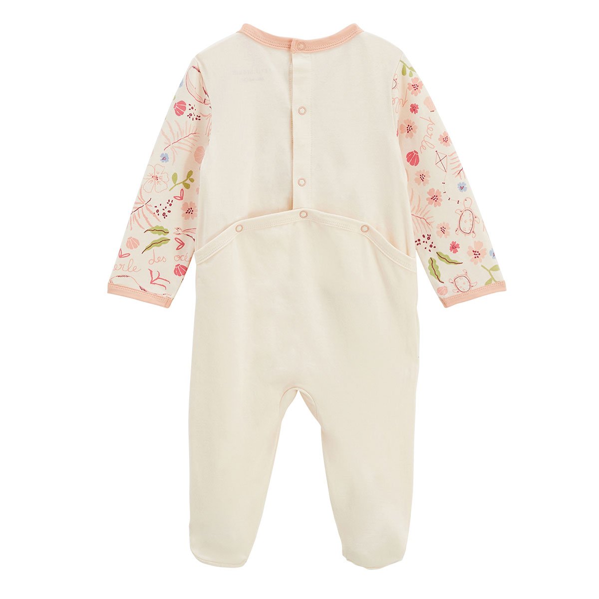 Lot de 2 pyjamas bébé Santa Giulia corail, PETIT BEGUIN