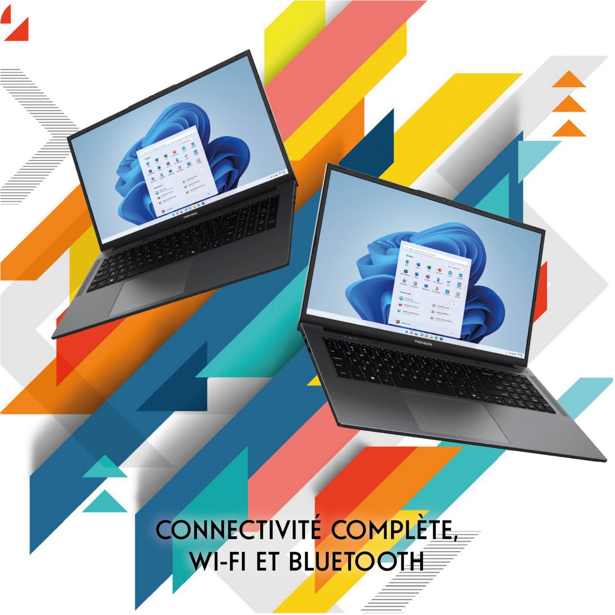Ordinateur portable N17R5-16TU512 17" AMD Ryzen 5 7530U 16 Go RAM DDR4 SSD 512 Go couleur unique, THOMSON