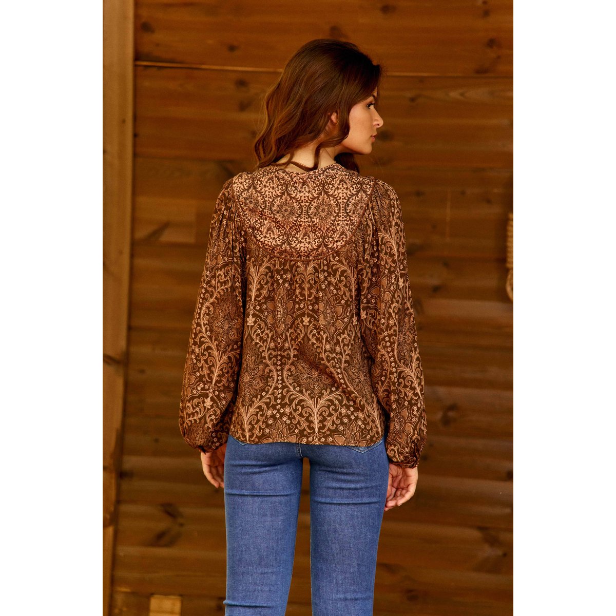 BLOUSE imprimé cachemire BLYN 16-boho, LA PETITE ETOILE