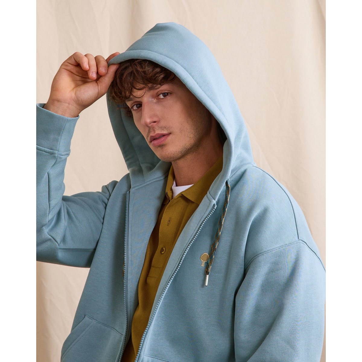 Sweat MESNIL OS bleu grisé, FAGUO