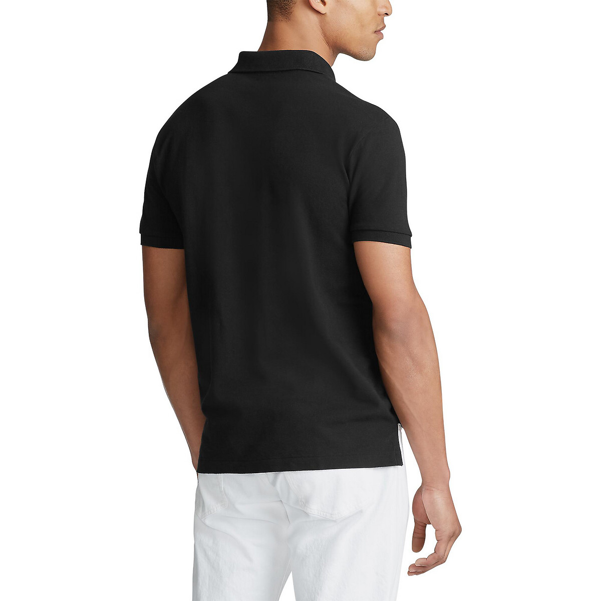 Polo iconique en coton piqué noir, POLO RALPH LAUREN