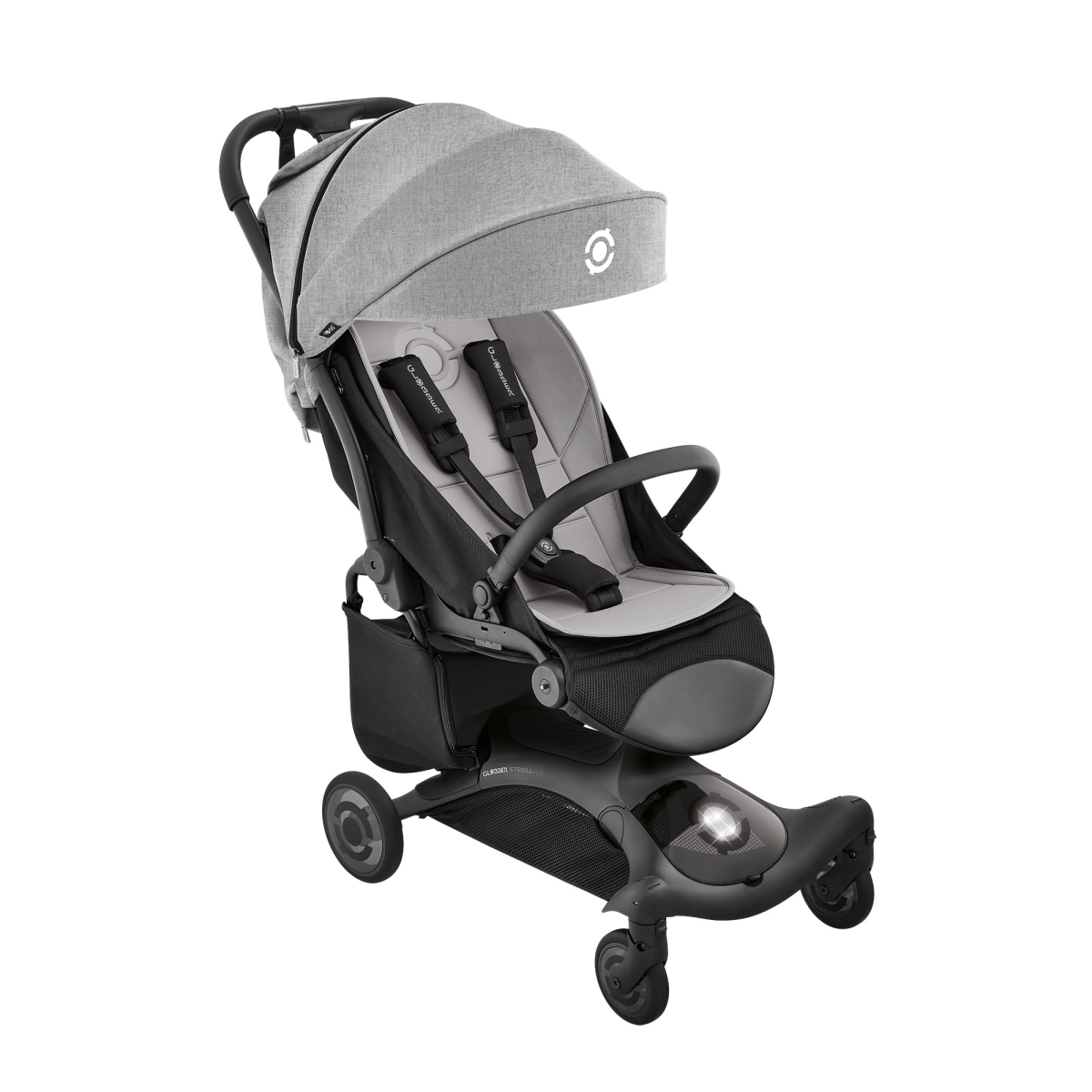 Poussette STROLL•UP 2EN1 gris, GLOBBER
