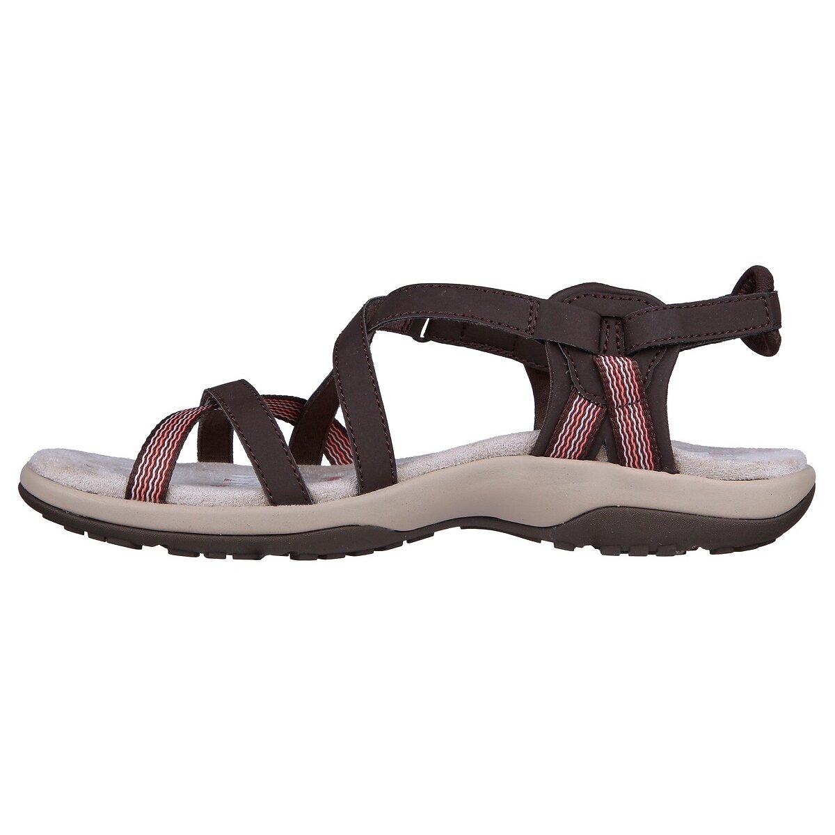 Sun Array Reggae Slim Fit Sandals brown, SKECHERS