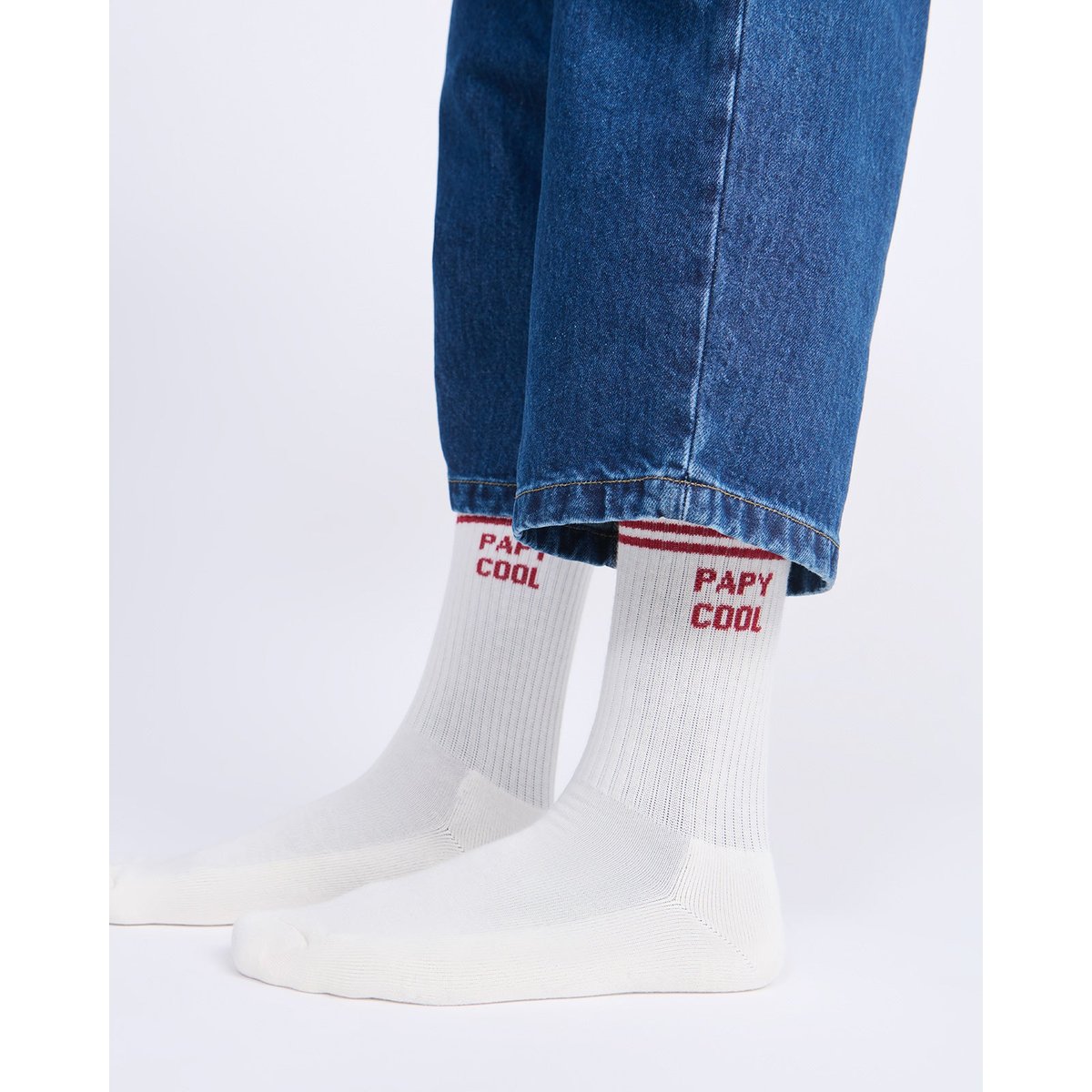 Chaussettes Papy cool beige crème, EMOI EMOI