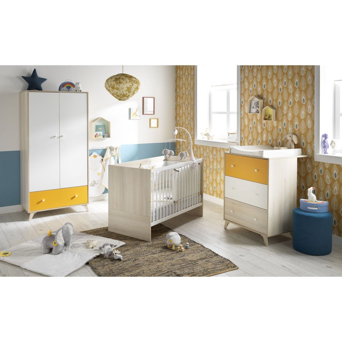 Tapis d'activités en polyester Multicolore multicolore, BABY PRICE