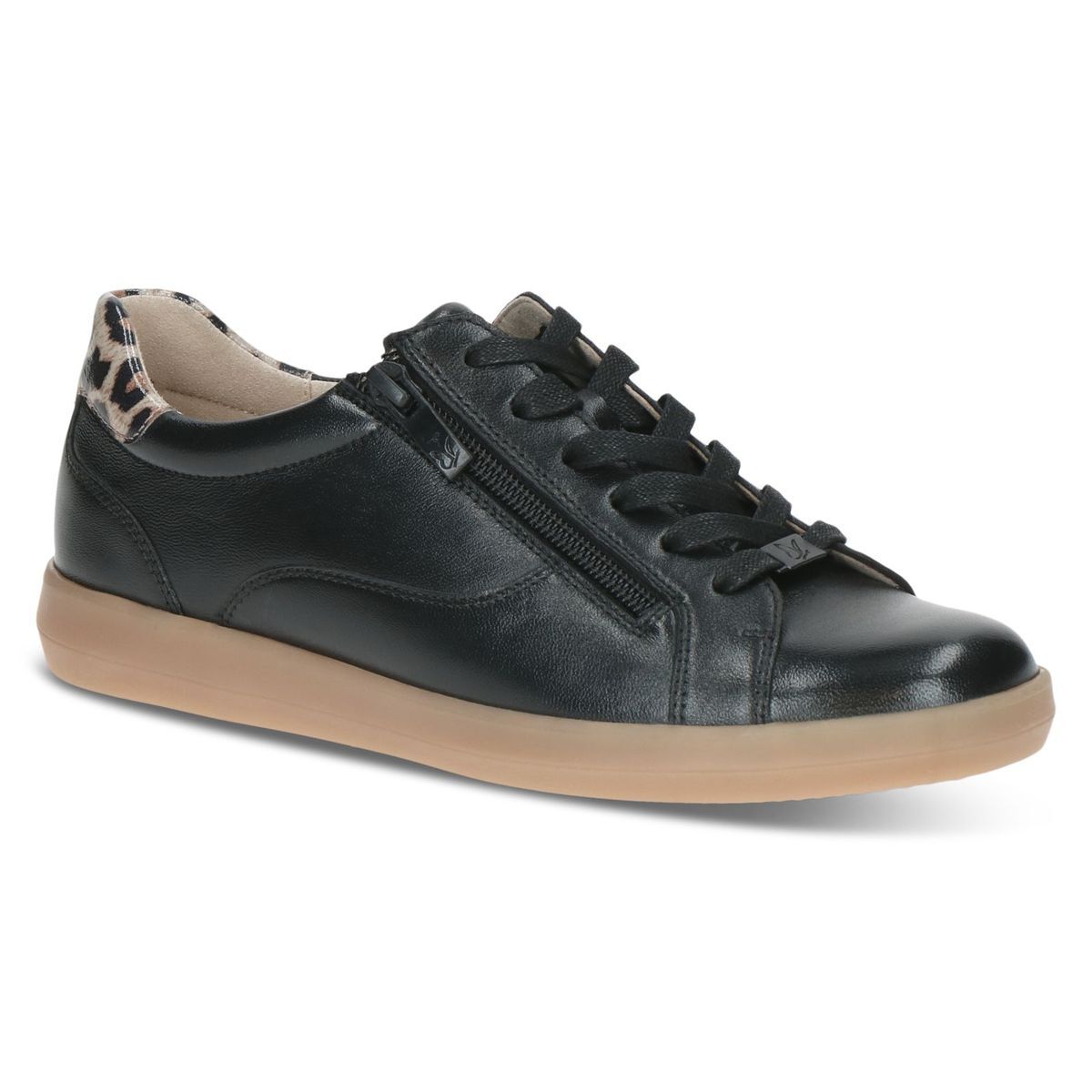 Basket en cuir noir nappa, CAPRICE
