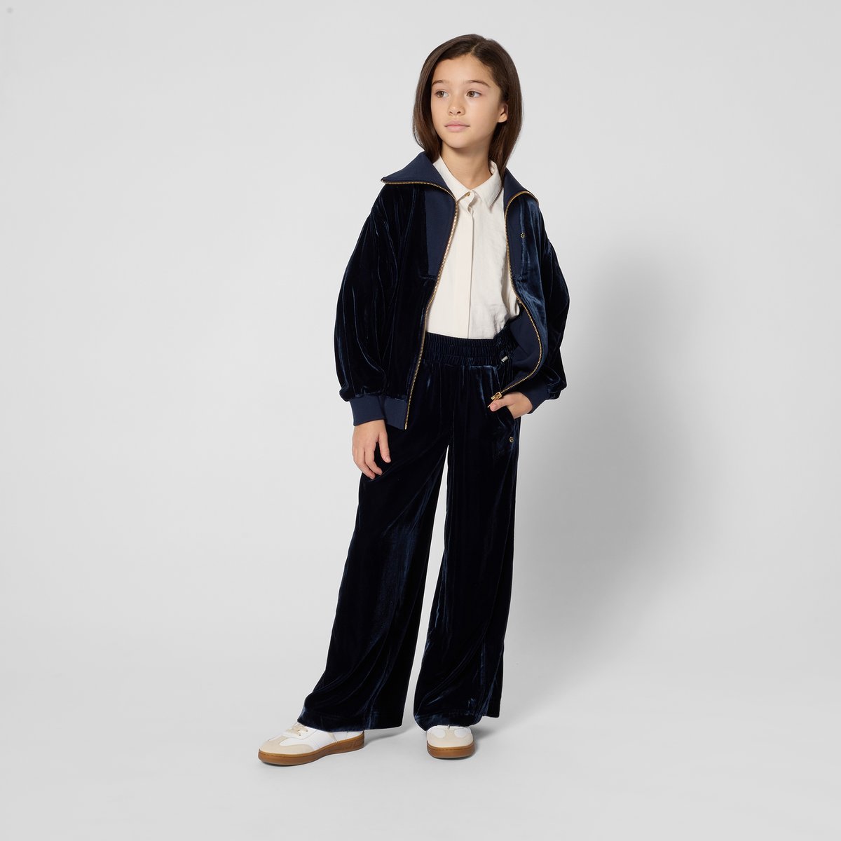 Blouse manches courtes ivory, BOSS KIDSWEAR